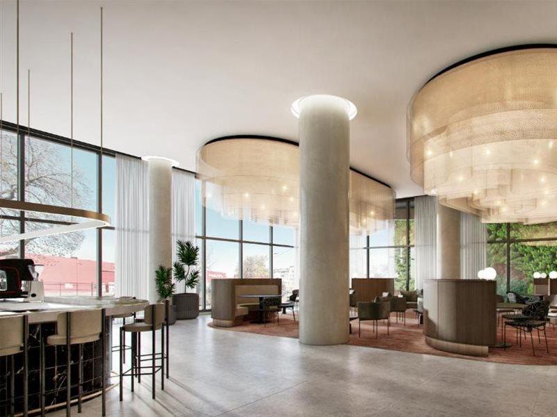 โอ๊ควูด พรีเมียร์ เมลเบิร์น Aparthotel ภายนอก รูปภาพ The lobby of the hotel