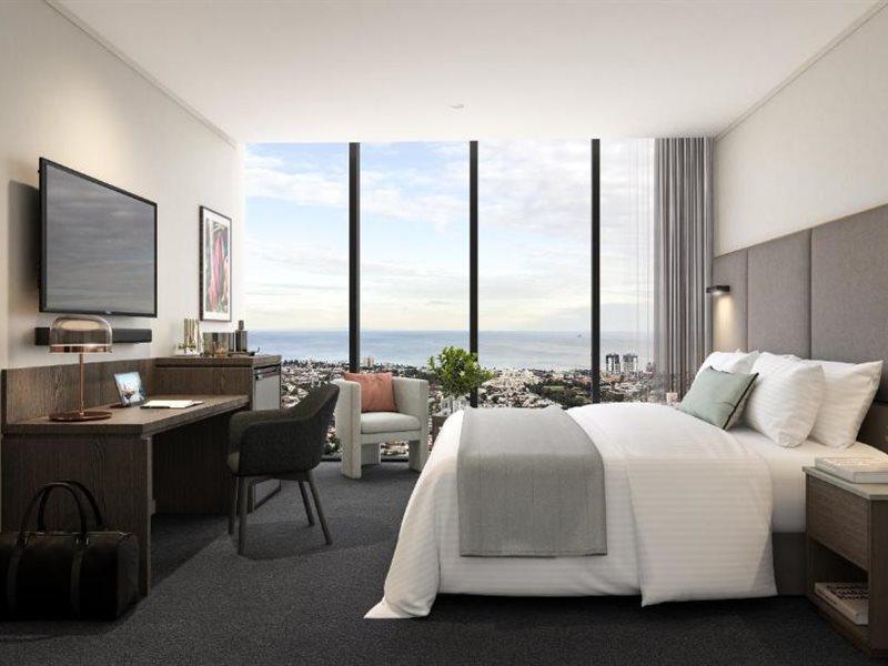 โอ๊ควูด พรีเมียร์ เมลเบิร์น Aparthotel ภายนอก รูปภาพ A typical guest room