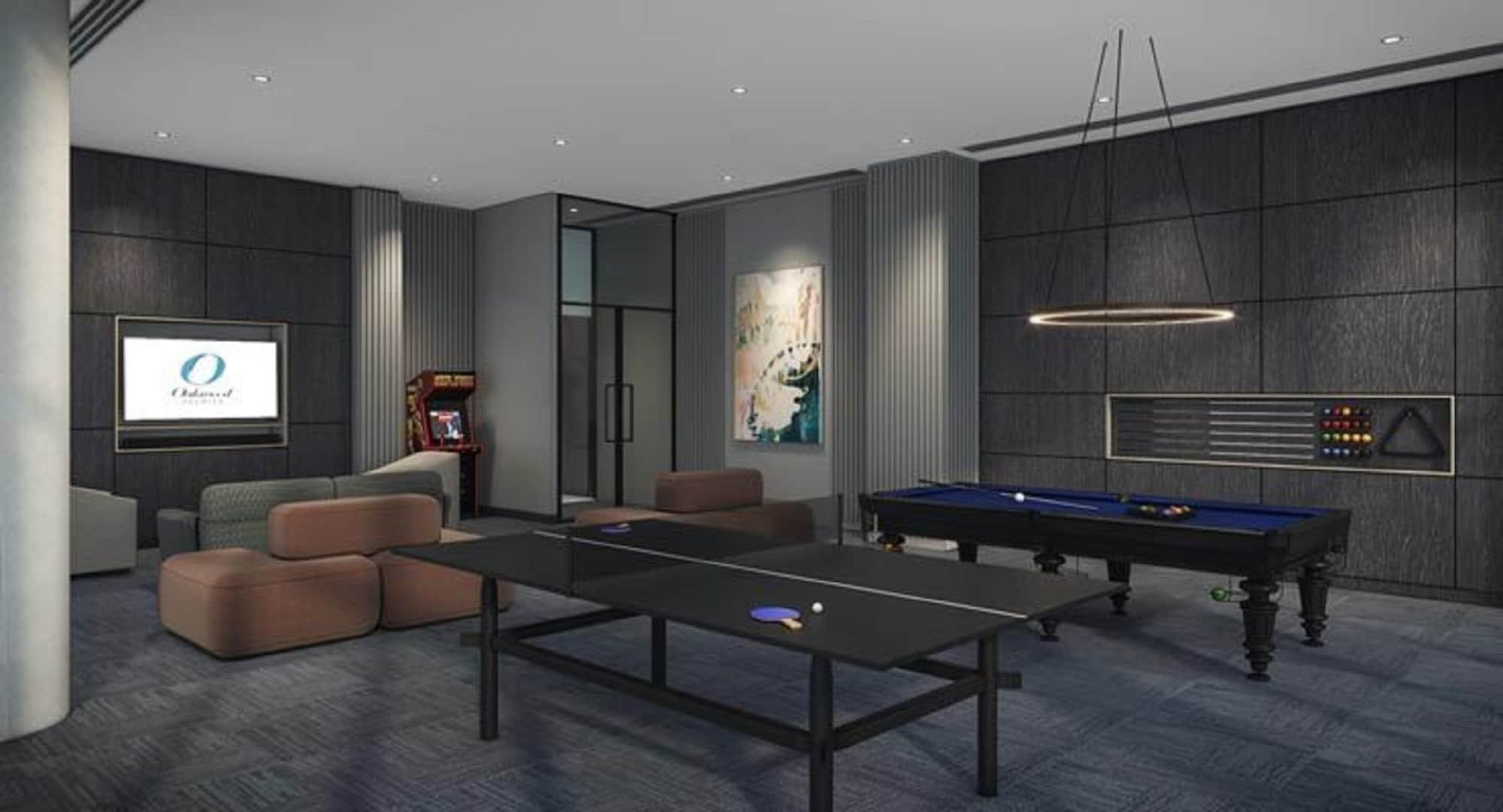 โอ๊ควูด พรีเมียร์ เมลเบิร์น Aparthotel ภายนอก รูปภาพ The game room