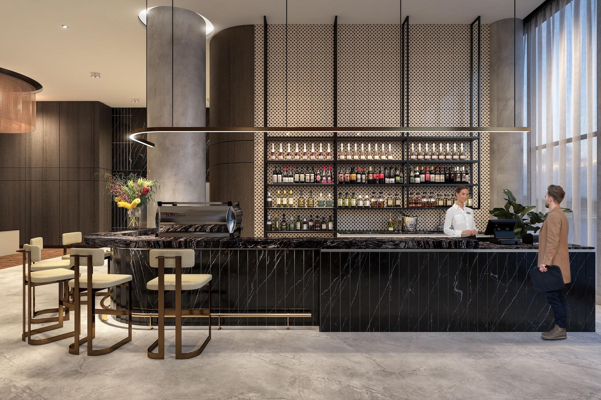 โอ๊ควูด พรีเมียร์ เมลเบิร์น Aparthotel ภายนอก รูปภาพ The Bar
