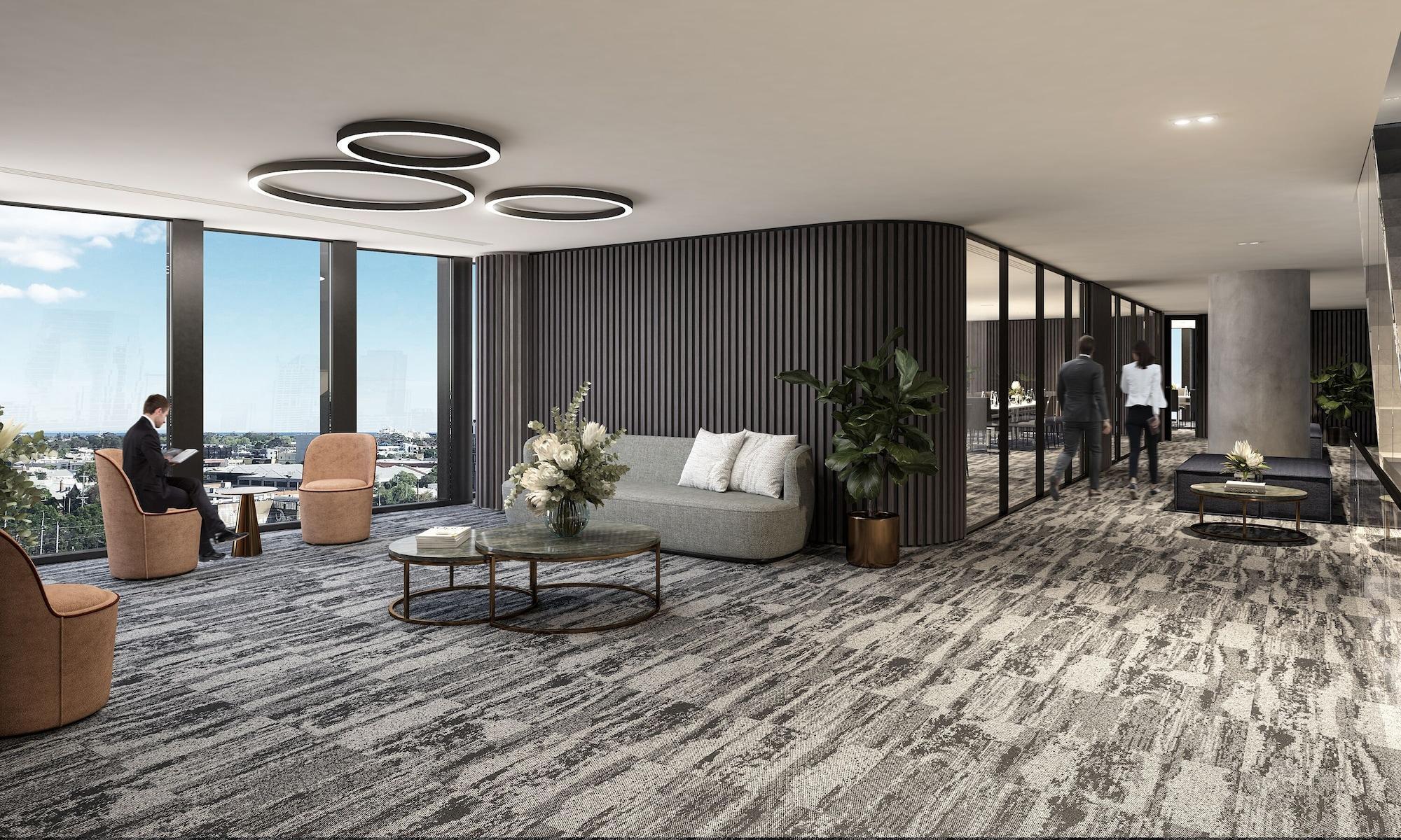 โอ๊ควูด พรีเมียร์ เมลเบิร์น Aparthotel ภายนอก รูปภาพ Office interior