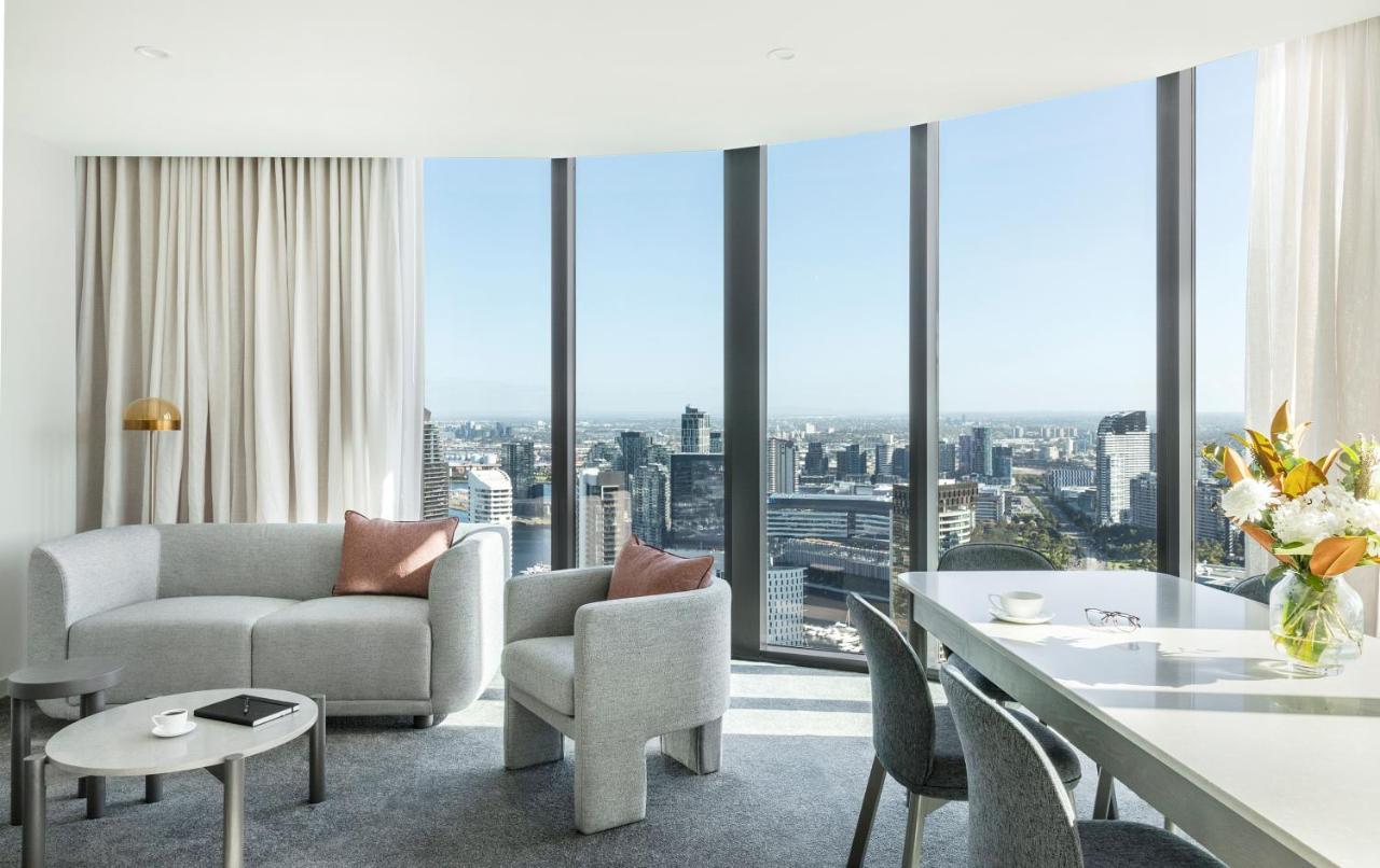 โอ๊ควูด พรีเมียร์ เมลเบิร์น Aparthotel ภายนอก รูปภาพ The interior of a typical apartment